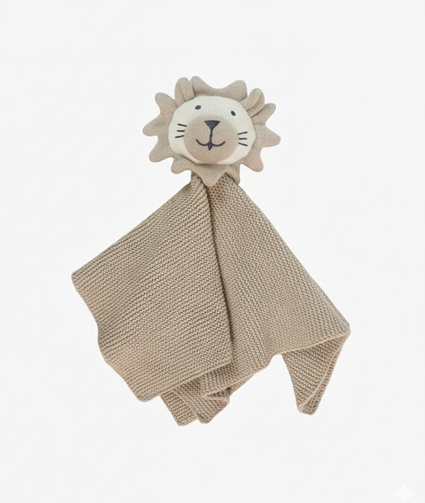 Pluchi Jungle Safari Play & Pamper Gift Bundle - (Set of 3 - Soft Toy, Cuddle Cloth & Ring Rattle)
