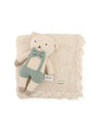 Pluchi Little Lamb Snuggle Blue Gift Set of 2 (Soft Toy and Blanket)