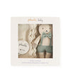 Pluchi Little Lamb Snuggle Blue Gift Set of 2 (Soft Toy and Blanket)