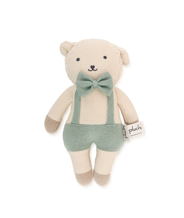Pluchi Little Lamb Snuggle Blue Gift Set of 2 (Soft Toy and Blanket)