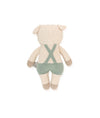 Pluchi Little Lamb Snuggle Blue Gift Set of 2 (Soft Toy and Blanket)