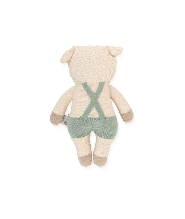 Pluchi Little Lamb Snuggle Blue Gift Set of 2 (Soft Toy and Blanket)