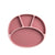 Bibado Silicone Suction Divider Plate - Blush Pink