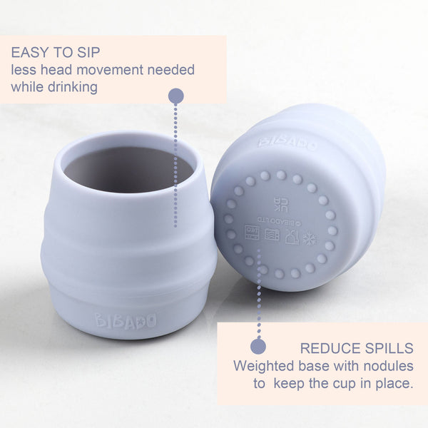 Bibado Sippit™ Silicone Open Drinking Cup MistPack of 2