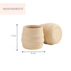Bibado Sippit Silicone Open Drinking Cup Fawn Pack of 2