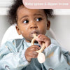 Bibado Dippit Multi stage Baby Weaning Spoon and Dipper Fawn - Pack of 2
