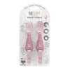 Bibado Handi Cutlery Attachable Weaning Spoon & Fork Set – Assorted | 6M+