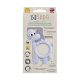 Bibado Dotty The Dinosaur Multi-Sensory Silicone Teether – Mist | 3 Months+