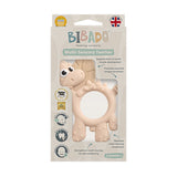 Bibado Dotty The Dinosaur Silicone Teether Fawn