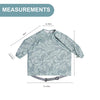 Bibado Long Sleeve Coverall Weaning Bib Dino Roar Grey