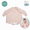 Bibado Long Sleeve Coverall Weaning Bib Peppa Pig Pink