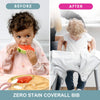 Bibado Long Sleeve Coverall Weaning Bib Peppa Pig Pink
