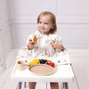 BiBaDo Short Sleeve Coverall Weaning Bib 6M-3Y Little Loader Grey