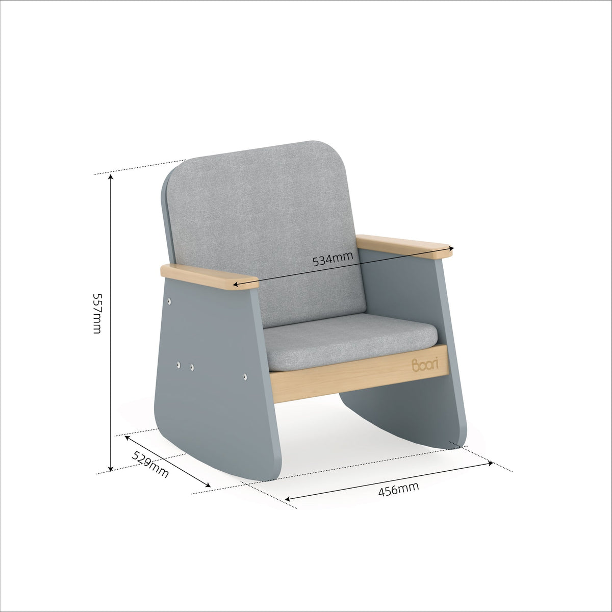 Boori Tidy Junior Rocking Chair – Barley & Almond | Kids Rocking Chair