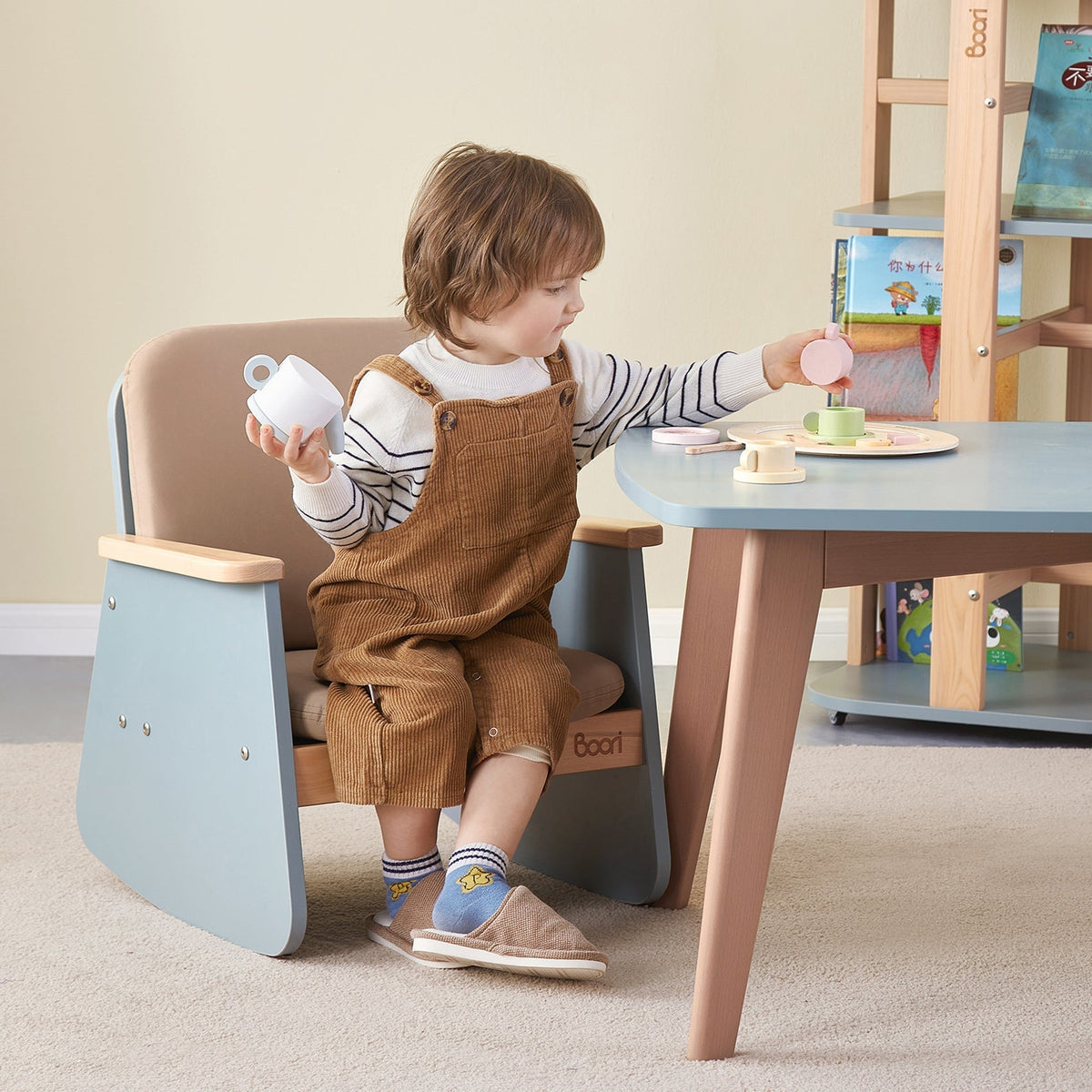 Boori Tidy Junior Rocking Chair – Barley & Almond | Kids Rocking Chair