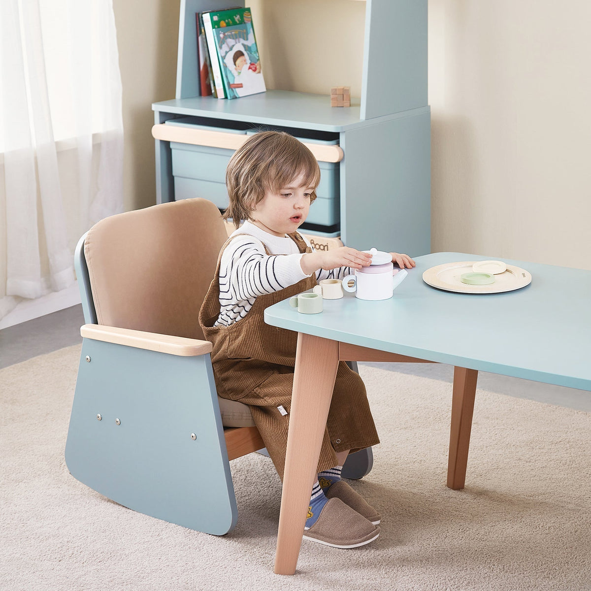 Boori Tidy Junior Rocking Chair – Barley & Almond | Kids Rocking Chair