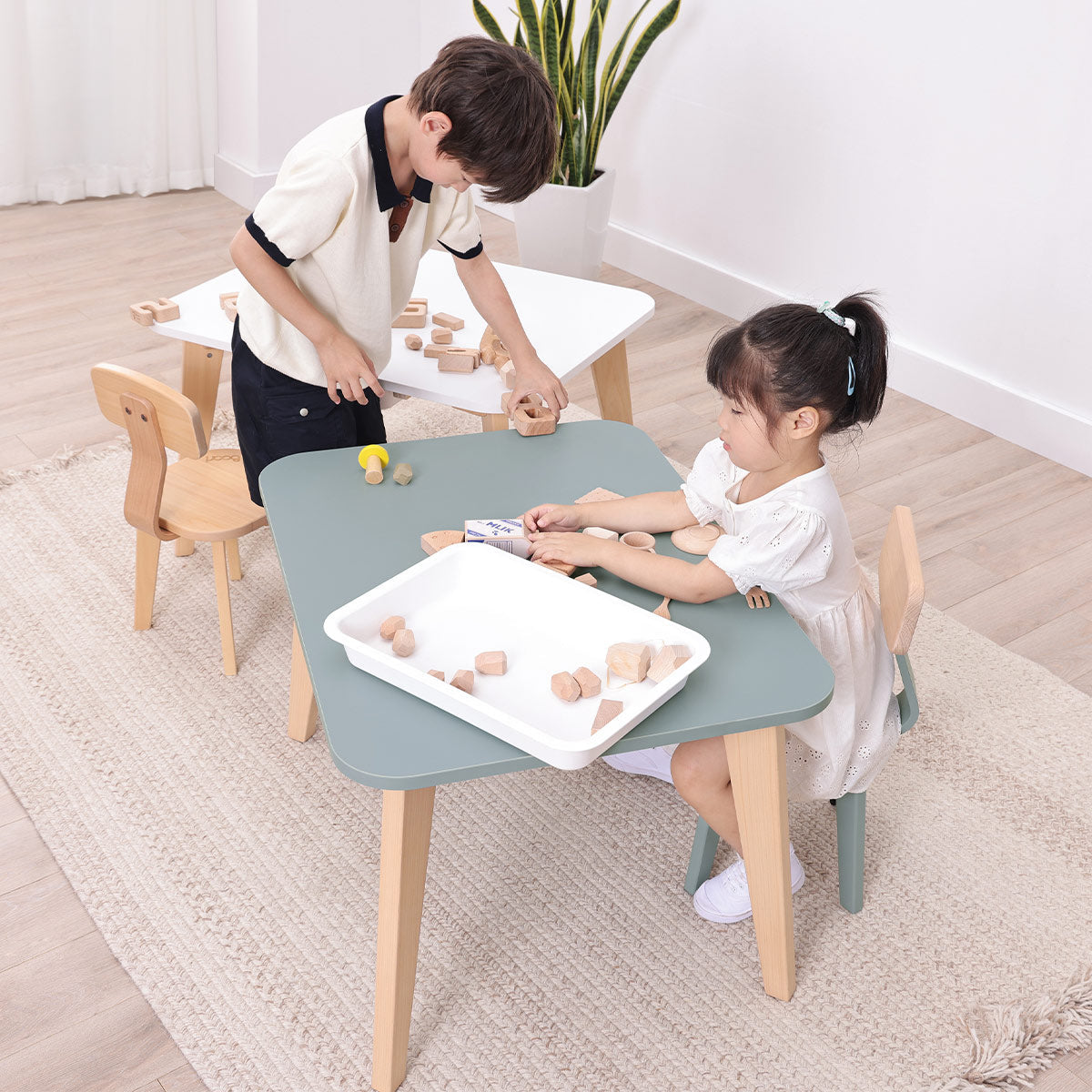 Boori Tidy Table V23 – Barley & Almond | Kids Activity Table 2–10 Years