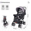 R For Rabbit Stroller Lollipop Lite Black Stripes