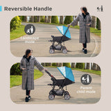 R For Rabbit Stroller Lollipop Lite Blue Abstract