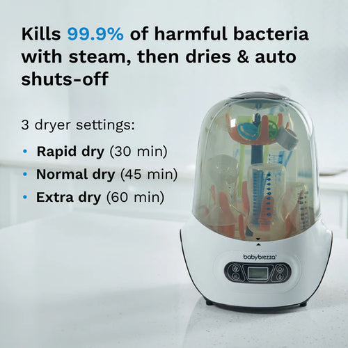 Baby Breeza One Step Baby Bottle Sterilizer and Dryer - Electric steam sterilizer