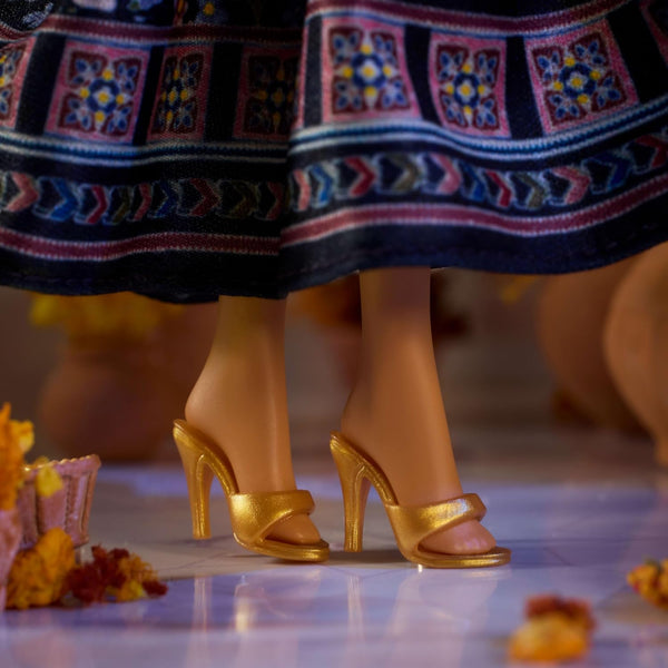 Barbie Signature Diwali Doll By Anita Dongre Wearing Festival Of Lights Look With Doll Stand