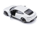 Bburago Porsche Taycan Turbo S 1:24 Die-Cast Model – White