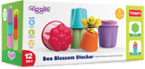 Giggles Bee Blossom Stacking Toyr 6-Piece – Multicolor