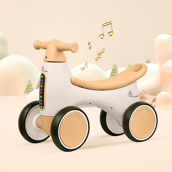 R For Rabbit Speedster Glider Baby Ride On Car - Beige
