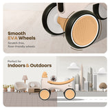 R For Rabbit Speedster Glider Baby Ride On Car - Beige