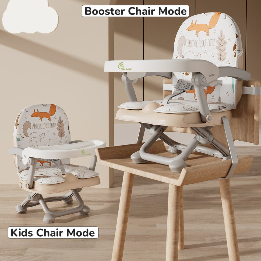 R For Rabbit Booster Chair Candy Pop Booster Chair Beige