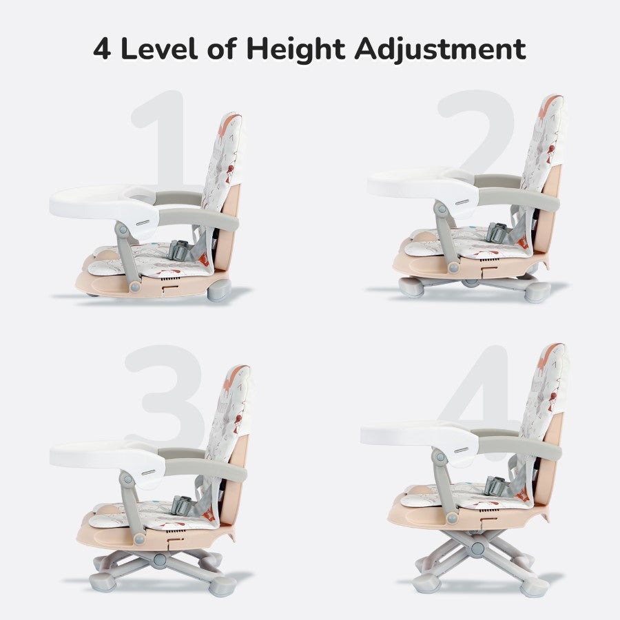 R For Rabbit Booster Chair Candy Pop Booster Chair Beige