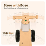 R For Rabbit Speedster Glider Baby Ride On Car - Beige