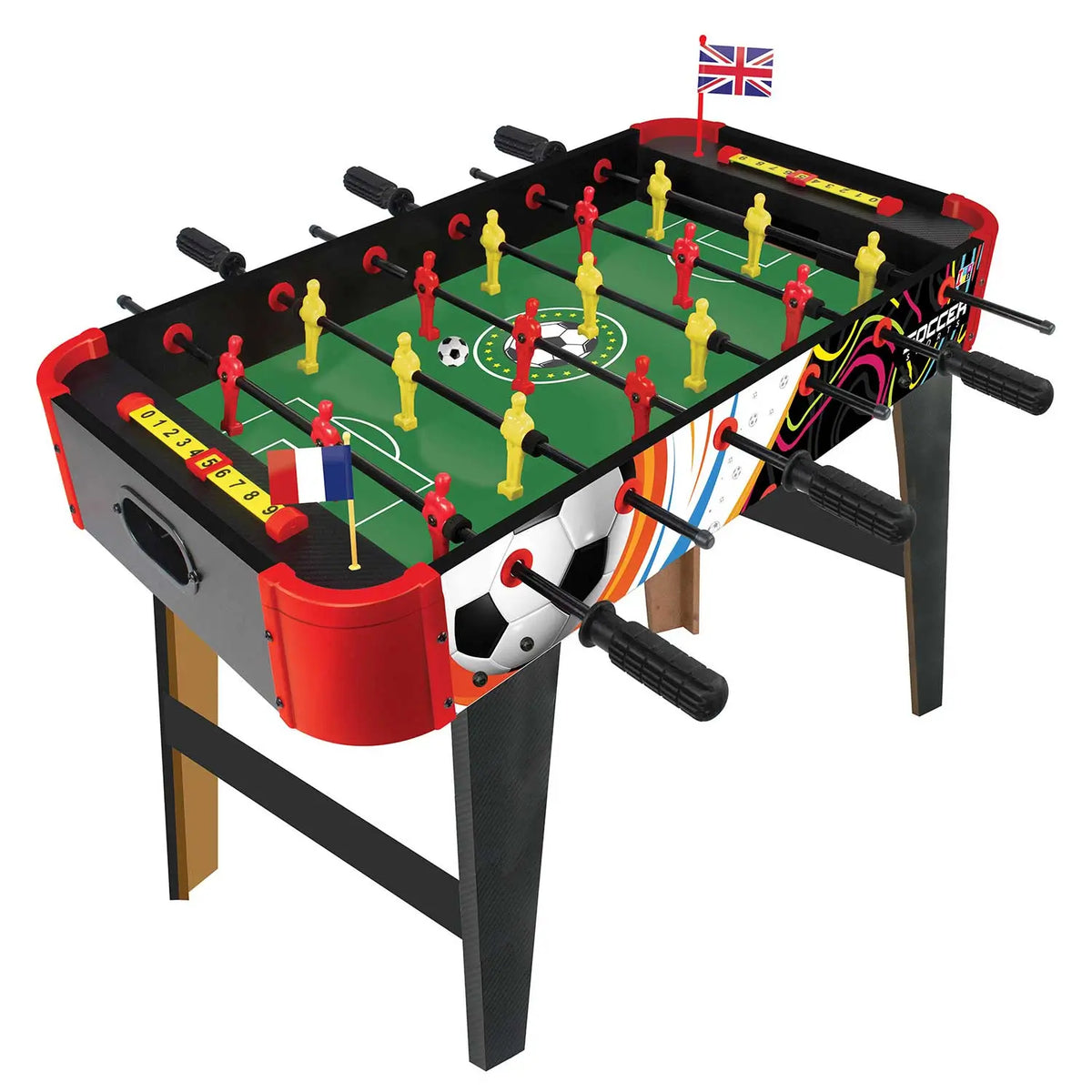 iToys Table Top Big Foosball with Big Legs 69 × 37 × 63 cm 6Y+ – Multicolor
