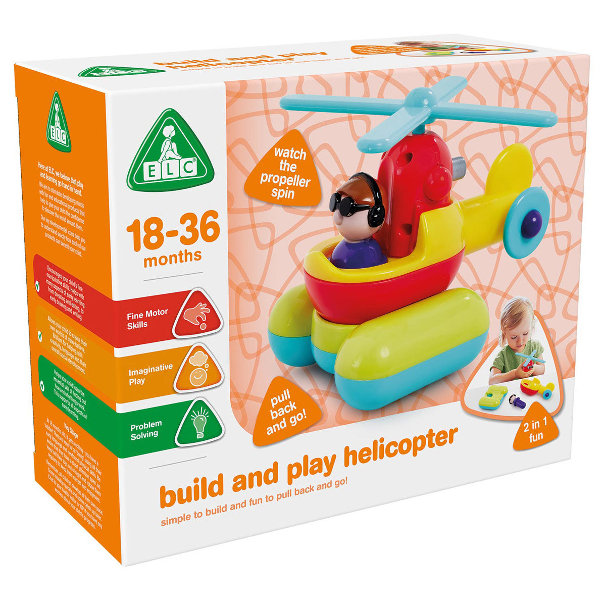 ELC Build & Play Aeroplane 20 cm Multicolour