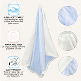Abracadabra Chamois Baby Blanket – Blue