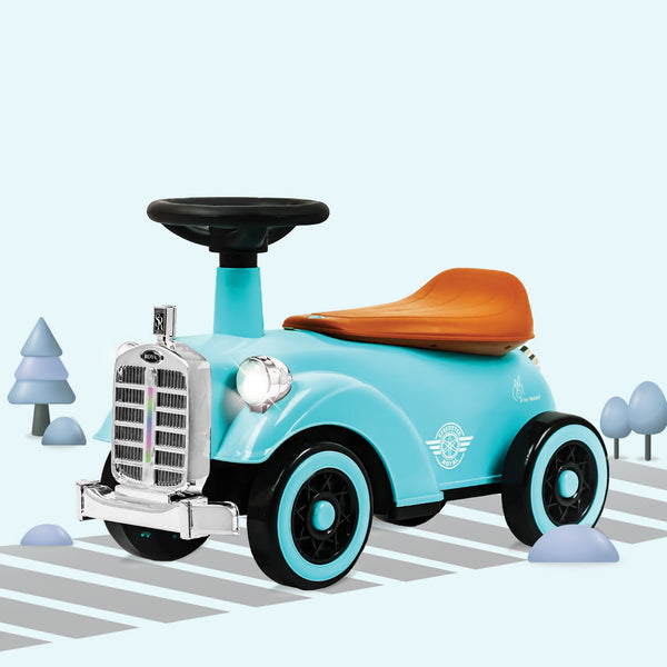 R For Rabbit Speedster Royal Ride On Car - Blue Brown