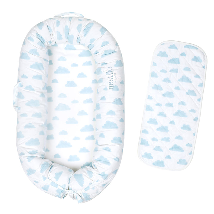 Masilo Organic Nestilo Baby Nest Newborn–8M – Cloud Blue