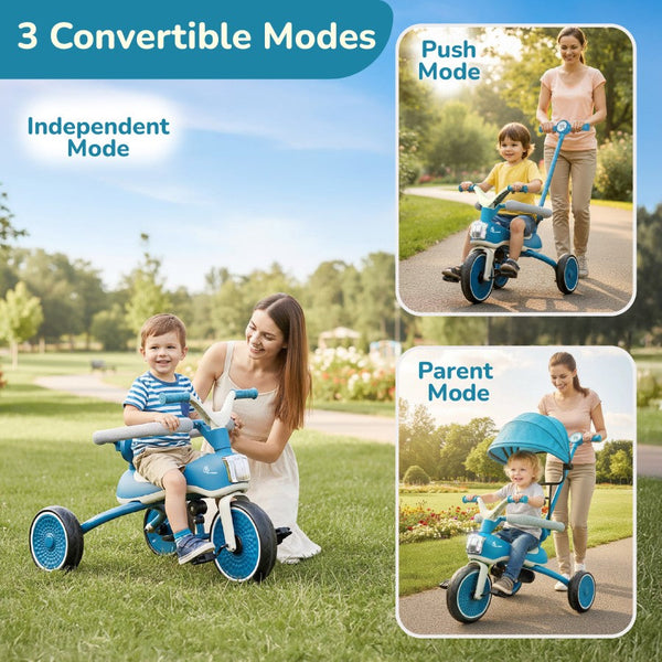R For Rabbit 3-in-1 Tiny Toes Karizma - Blue Grey