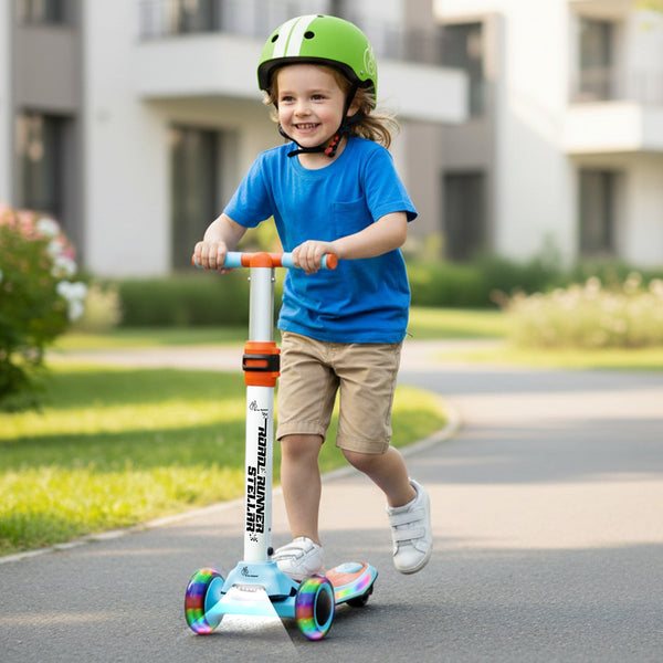R for Rabbit Road Runner Stellar LED Scooter One Size Blue Orange