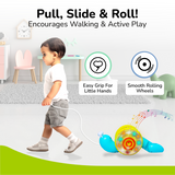 R For Rabbit Orapple Snail Tune BPA-Free Musical Pull Toy - Assorted