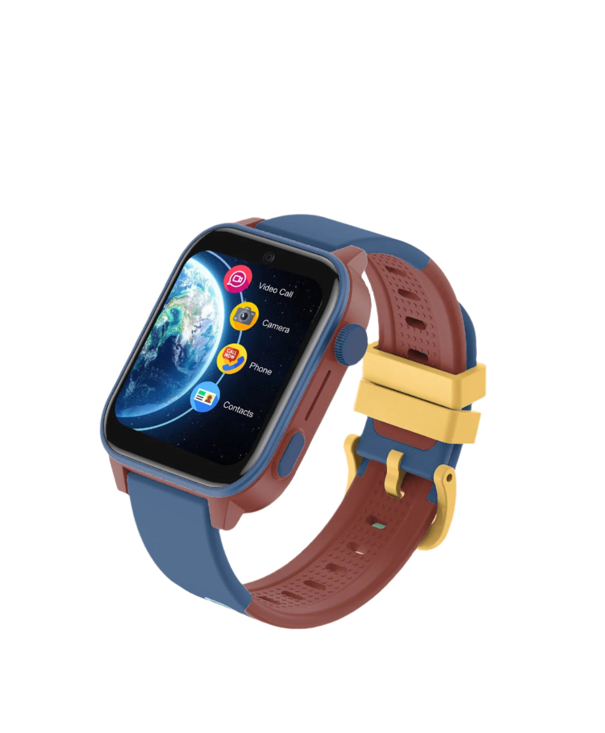 Spiky GNOME 4g Video & Voice Calling Smartwatch with - Blue