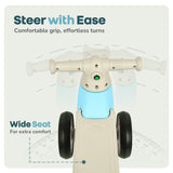 R For Rabbit Speedster Glider Baby Ride On Car - Blue
