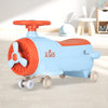 R For Rabbit Iya Iya Aero Swing Car for kids 2 in 1 Ride On - Blue Orange