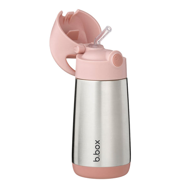 B Box Insulated Drink Bottle Sipper 350 Ml - Blush Crush