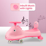 R For Rabbit Iya Iya Dino Swing Car - Blush Pink
