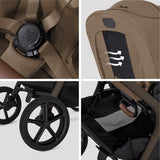 Silver Cross Breez Pushchair Birth to 22 kg Maple