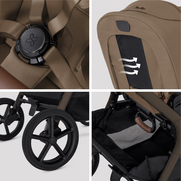 Silver Cross Breez Pushchair Birth to 22 kg Maple