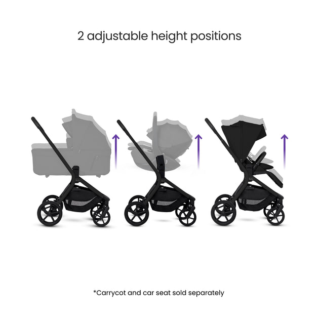 Silver Cross Breez Pushchair Birth to 22 kg Onyx