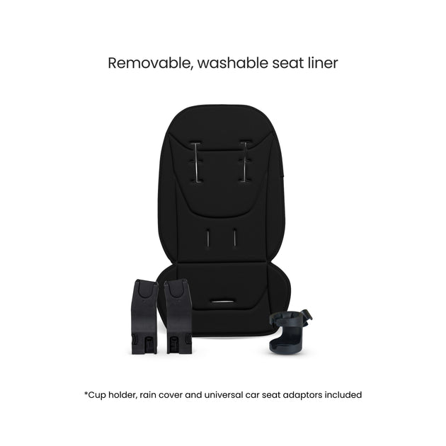 Silver Cross Breez Pushchair Birth to 22 kg Onyx