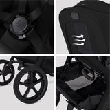 Silver Cross Breez Pushchair Birth to 22 kg Onyx